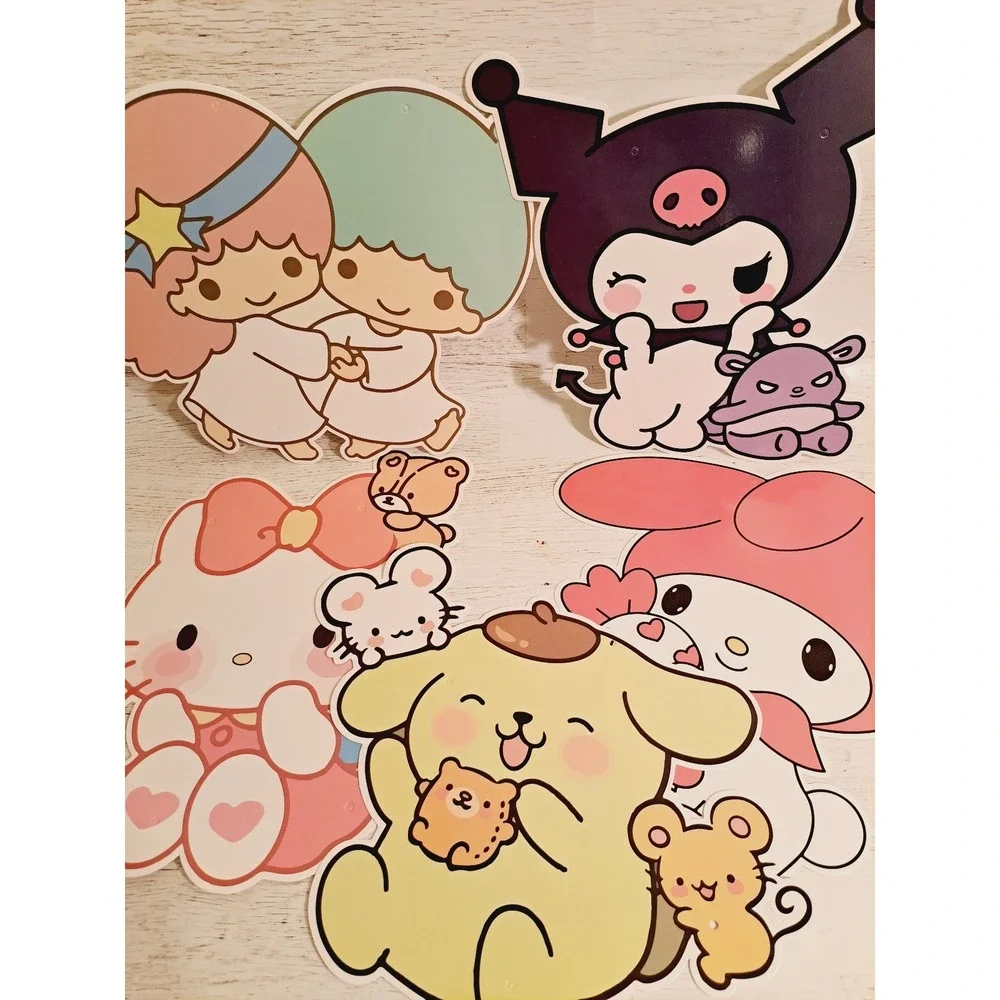 10 Sanrio Hello Kitty, My Melody, Baddo Batsu Maru, Keroppi Hanging Images